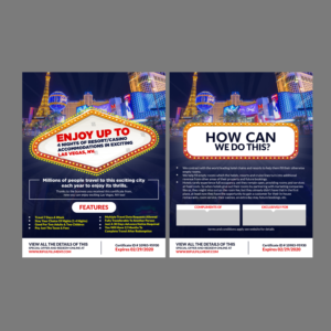 Flyer Vacation Gift Certificate | Diseño de Flyer por aspiremedia