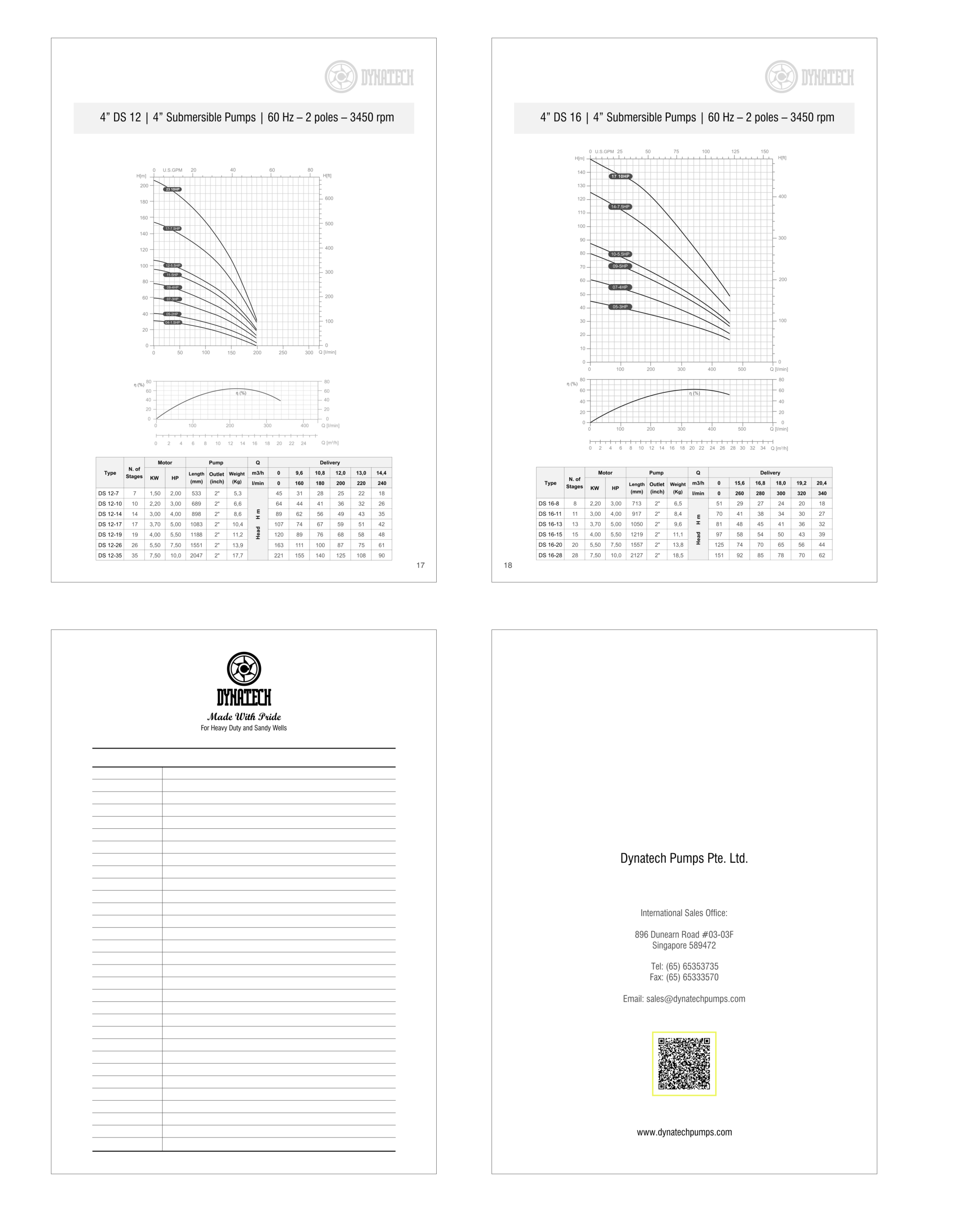 Diseño de Brochure por elveneclipse para Dynatech Pumps | Diseño #23586801
