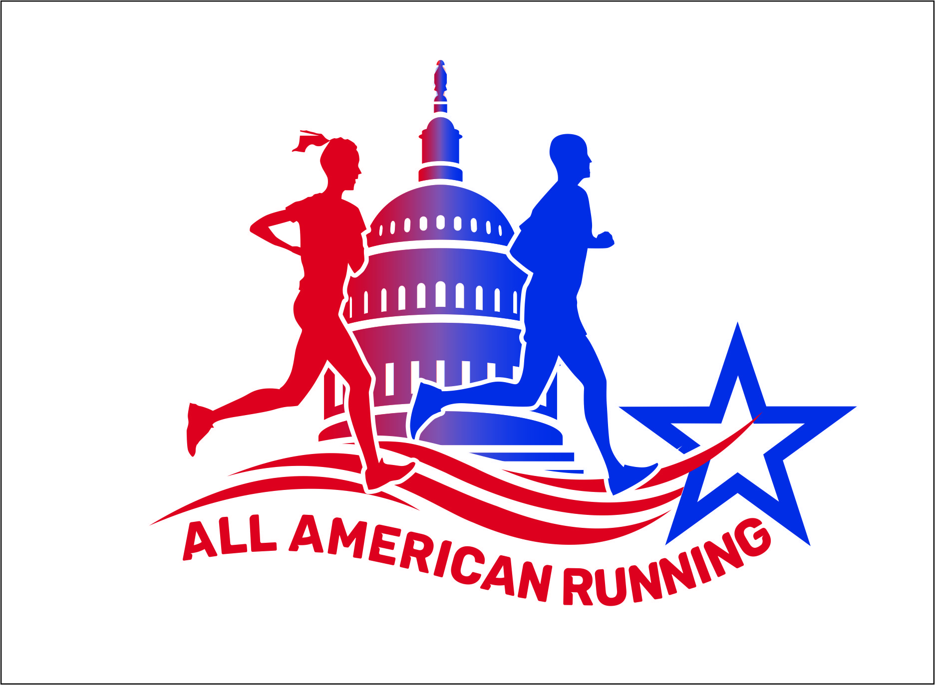 Logo Design by ARTvert for All American Running | Design #23598446