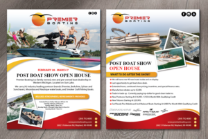 Flyer Design by alex989 for Premier Boating | Design: #23599691