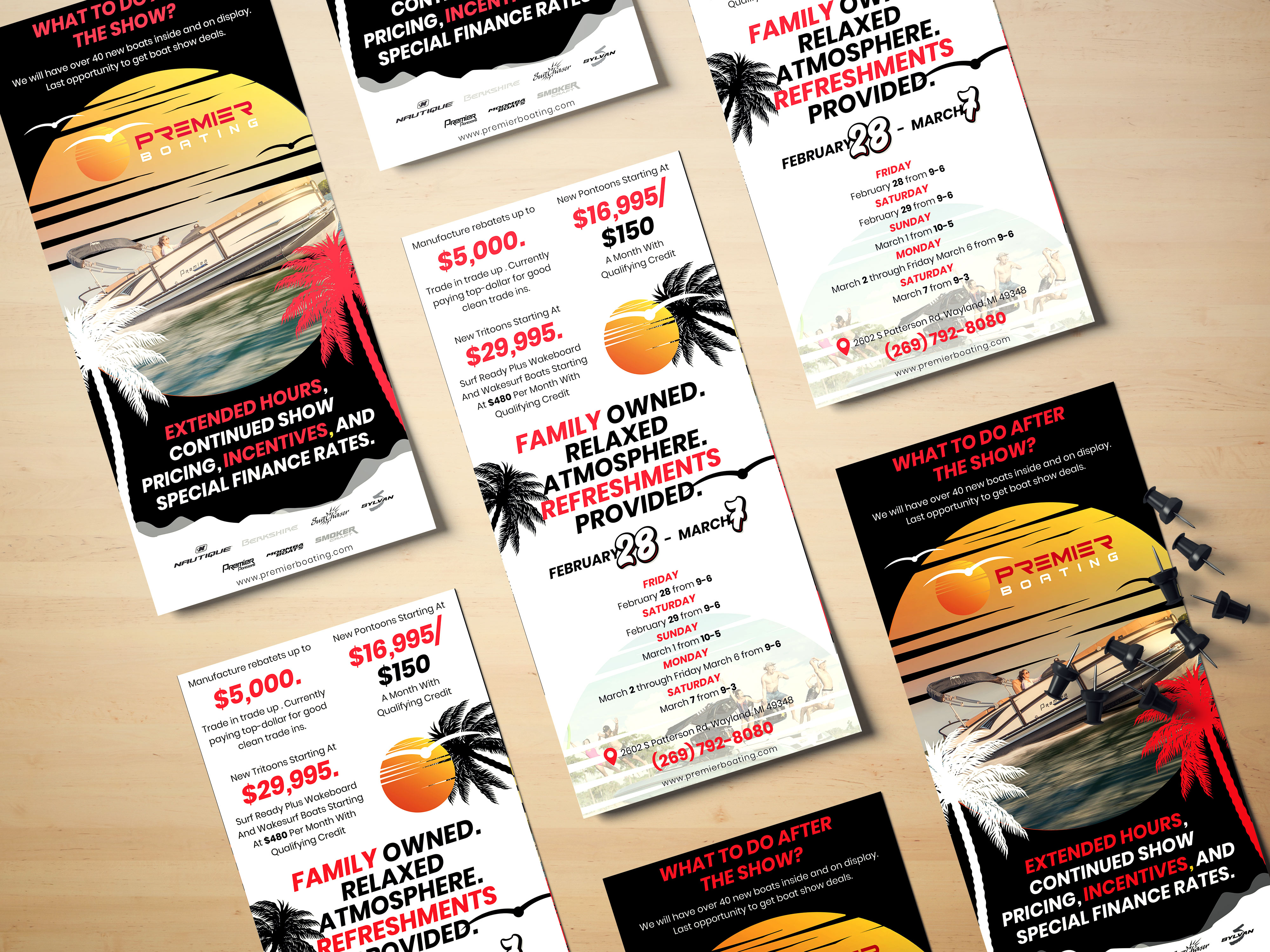 Flyer Design by Impressive Solutions for Premier Boating | Design #23584195