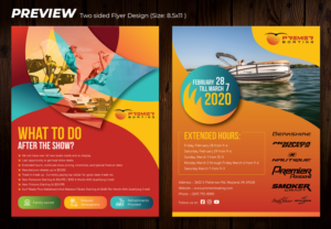 Design de Flyer par ZISGraphics pour Premier Boating | Design #23597694