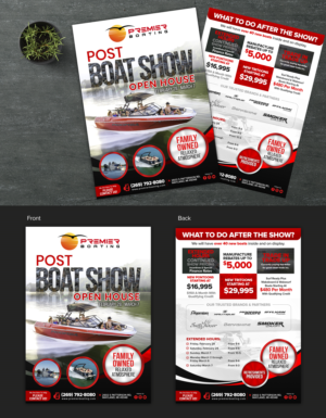 Flyer Design by SAI DESIGNS for Premier Boating | Design: #23604943