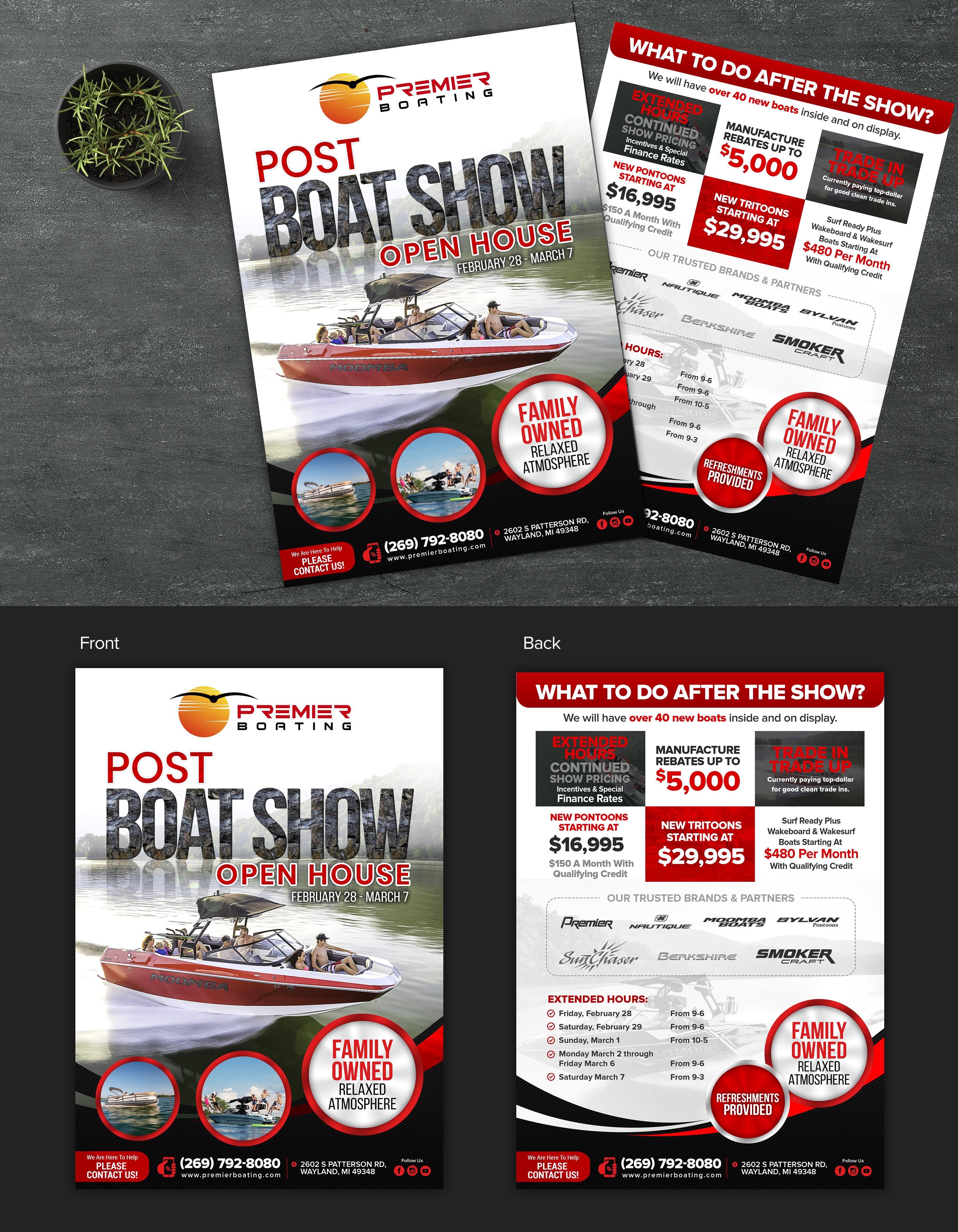 Flyer Design by SAI DESIGNS for Premier Boating | Design #23606262