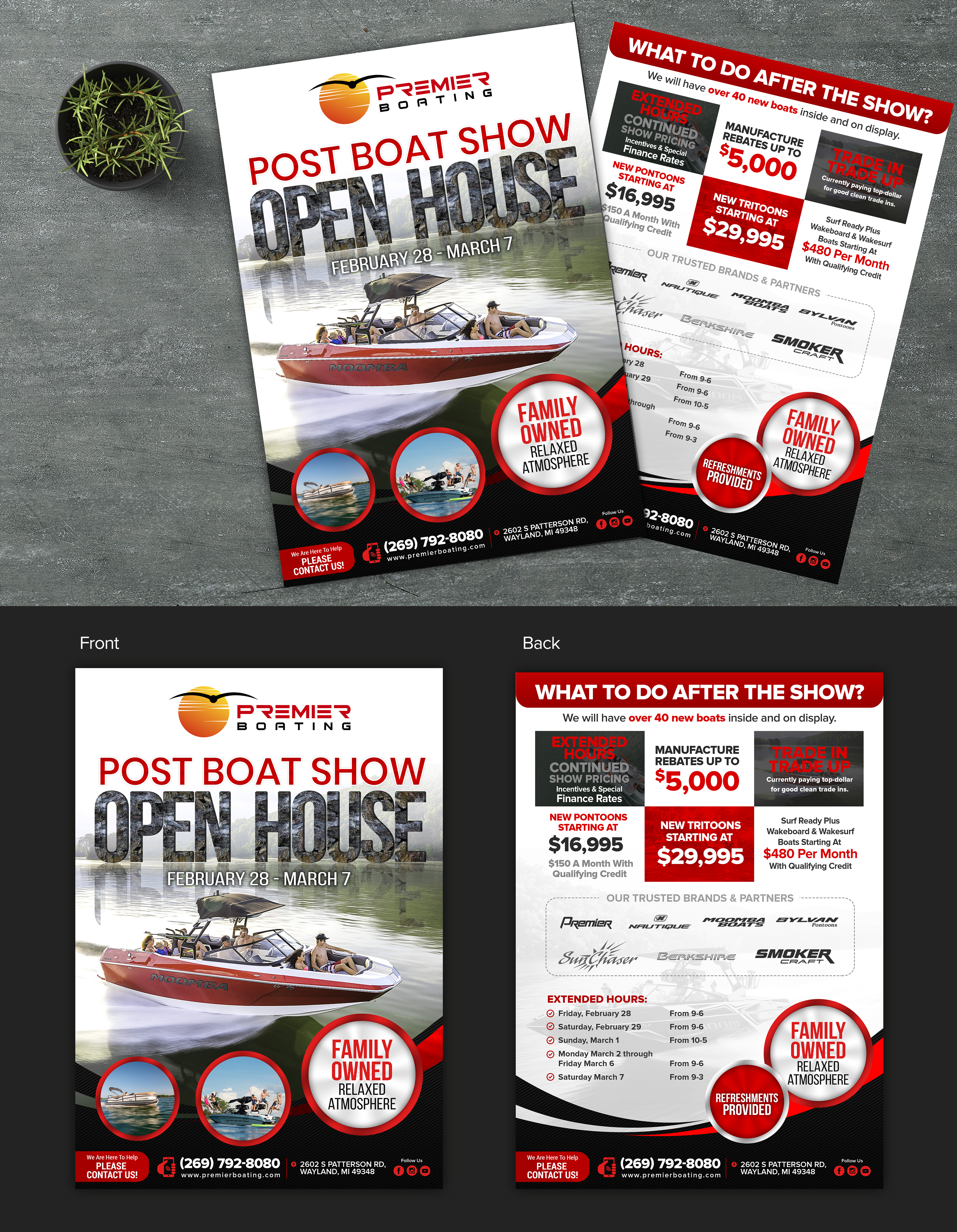 Flyer Design by SAI DESIGNS for Premier Boating | Design #23671093