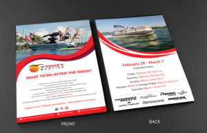 Post Boat Show Open House Flyer Design To Be Handed Out At Boat Show | Design de Flyer par Mishuy