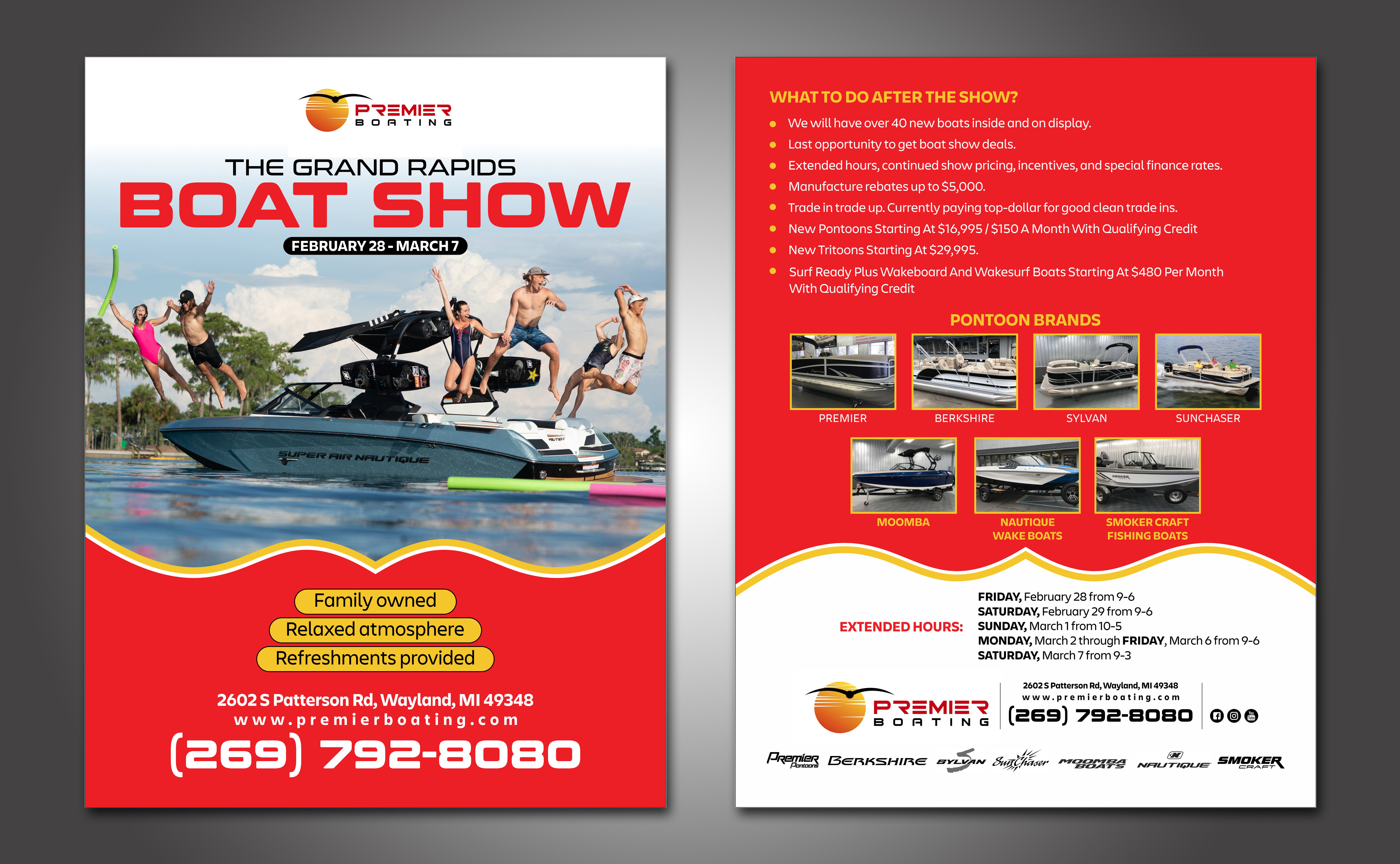 Flyer Design by Fine Graphics House for Premier Boating | Design #23600607