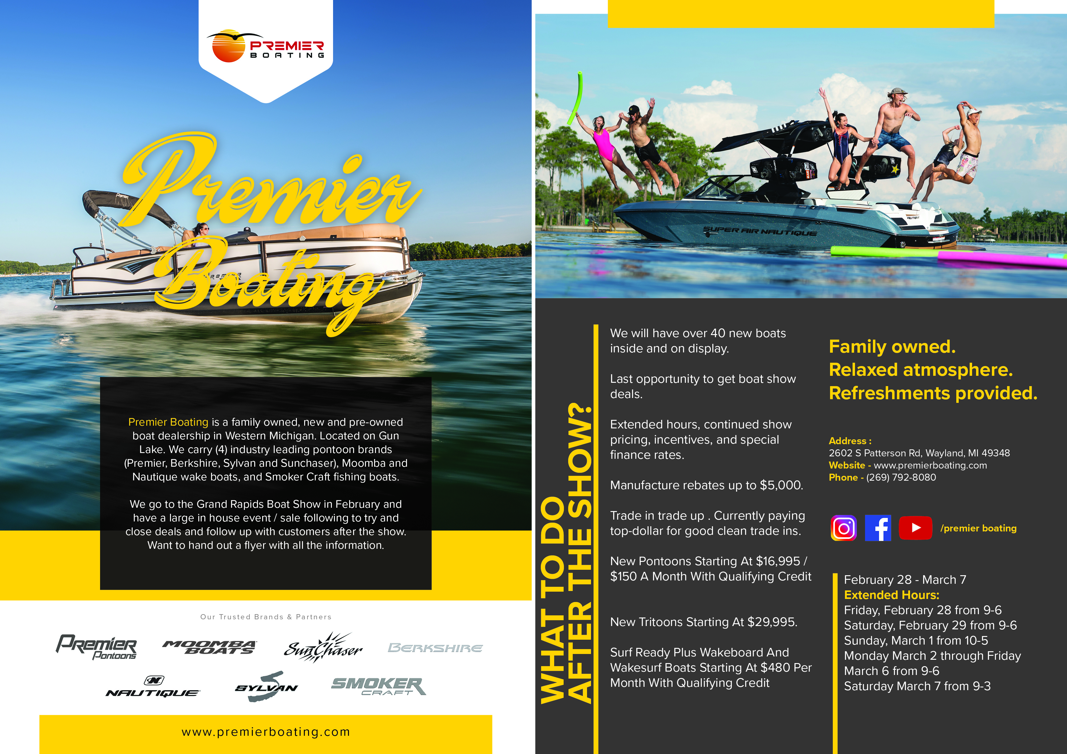 Design de Flyer par barunlama pour Premier Boating | Design #23584122