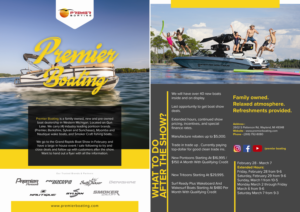 Design de Flyer par barunlama pour Premier Boating | Design #23584122