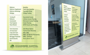 Financial Advisor needs waiting room sign  | Diseño de Flyer por denuj