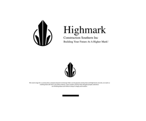 Highmark Construction Southern Inc.  Building Your Future At A Higher Mark! | Logo Design by Ng V Duc