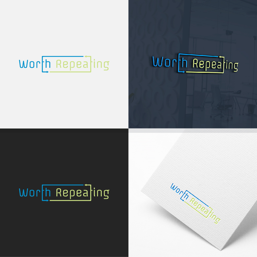 Logo Design by Mime Artworks for Worth Repeating | Design #23670460