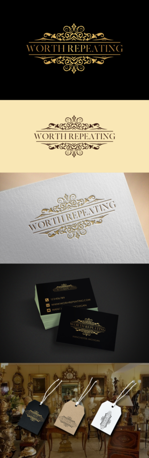 Logo Design by Ana Gocheva for Worth Repeating | Design: #23589096