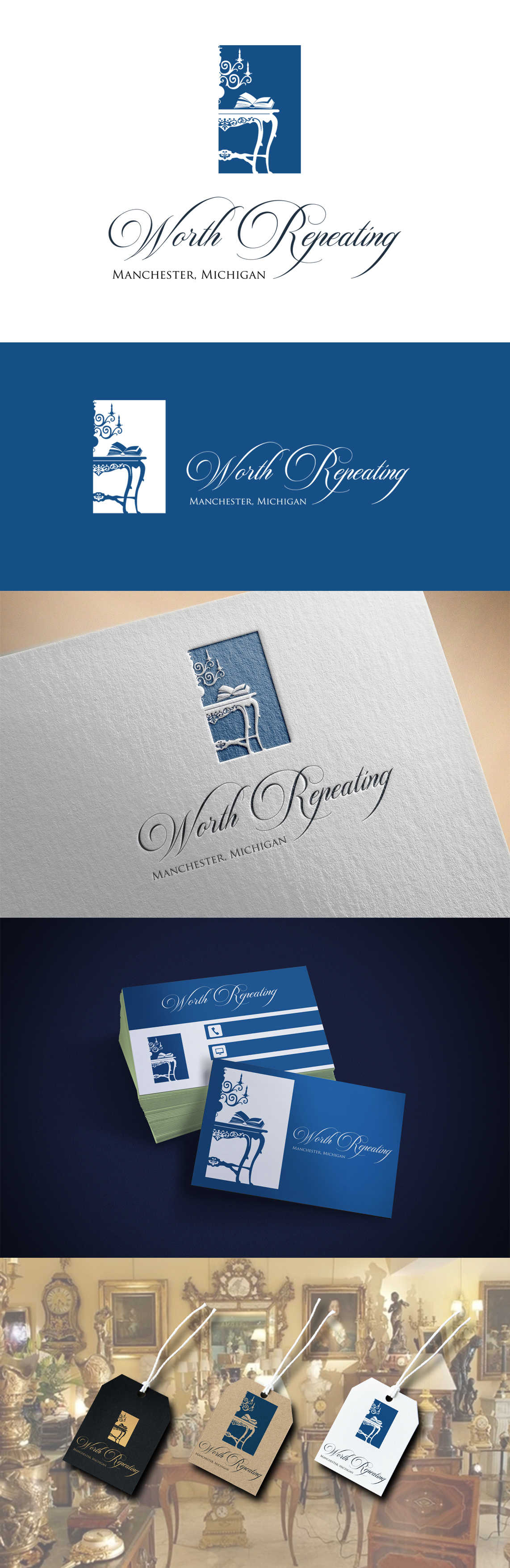 Logo Design by Ana Gocheva for Worth Repeating | Design #23589098