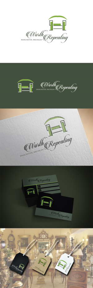 Logo Design by Ana Gocheva for Worth Repeating | Design: #23589100