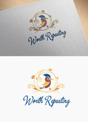 Logo Design by Ana Gocheva for Worth Repeating | Design: #23603960