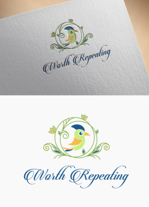 Logo Design by Ana Gocheva for Worth Repeating | Design: #23603961