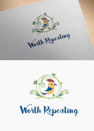 Logo Design by Ana Gocheva for Worth Repeating | Design #23603969