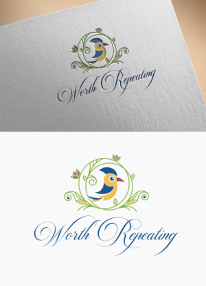 Logo Design by Ana Gocheva for Worth Repeating | Design: #23603970