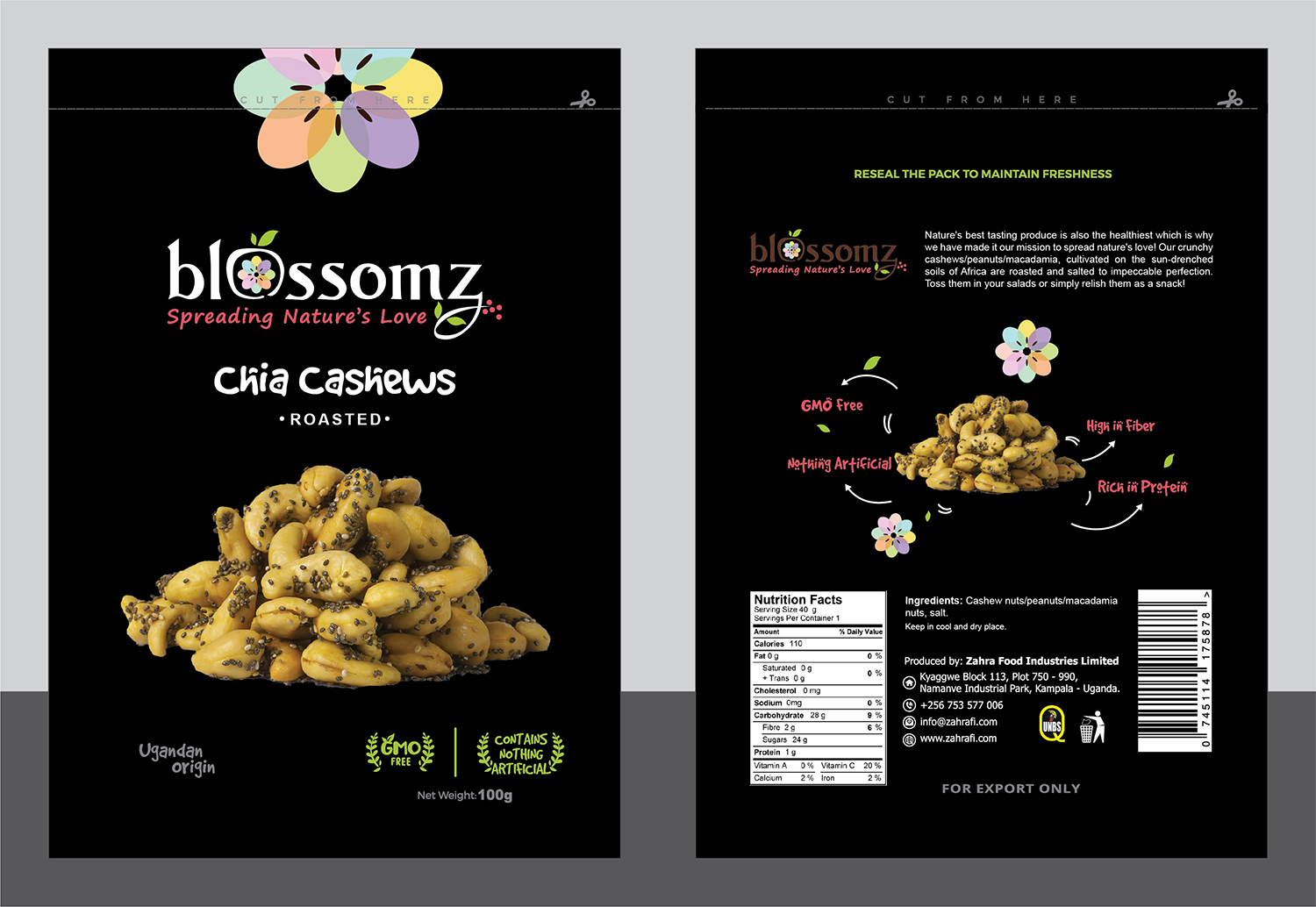 Packaging Design by Deziners Zone for Zahra Food Industries Ltd | Design #23599607