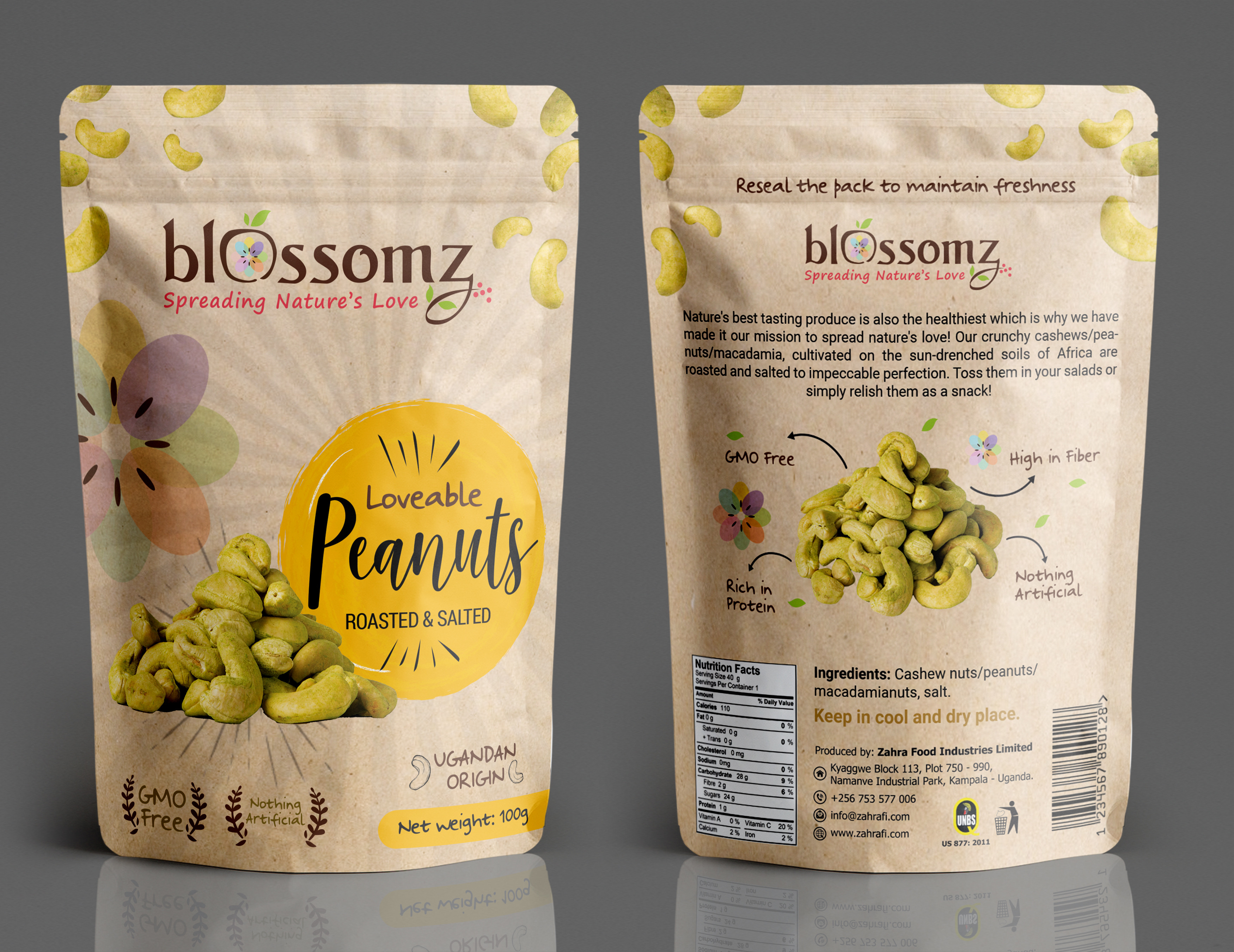 Verpackungs-Design von SAI DESIGNS für Zahra Food Industries Ltd | Design #23617529