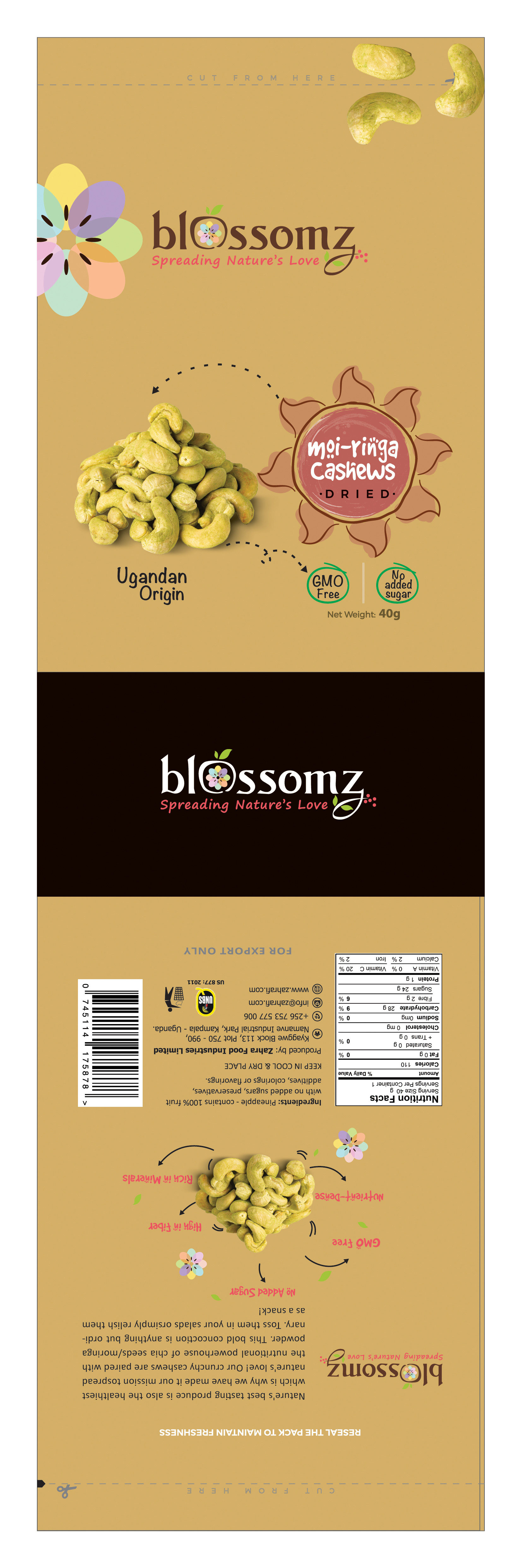 Verpackungs-Design von Grafix Hive für Zahra Food Industries Ltd | Design #23622982