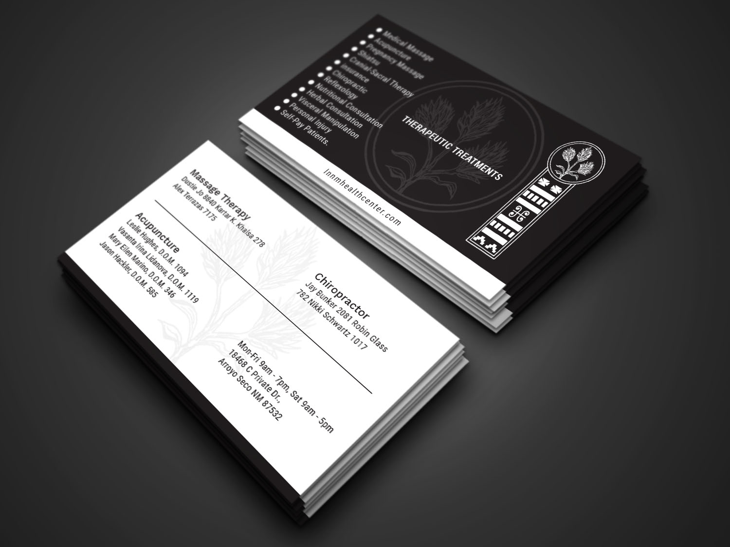 Business Card Design by Tripti Ranjan Gain for Whole Body Wellness | Design #23590548