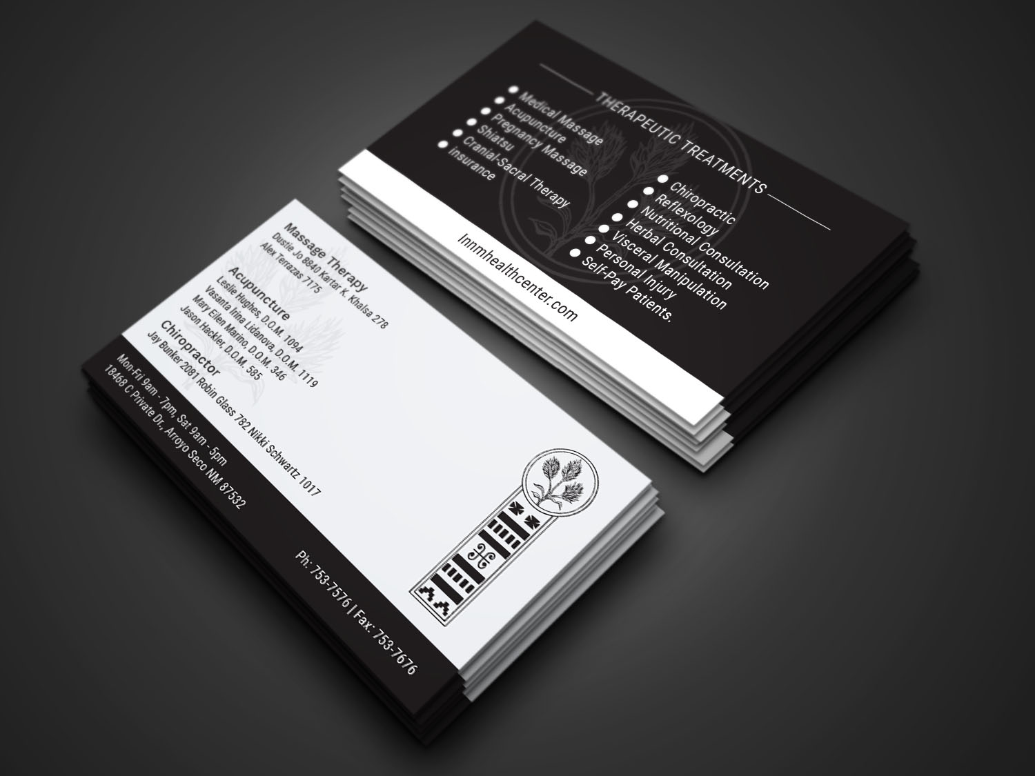 Business Card Design by Tripti Ranjan Gain for Whole Body Wellness | Design #23590549