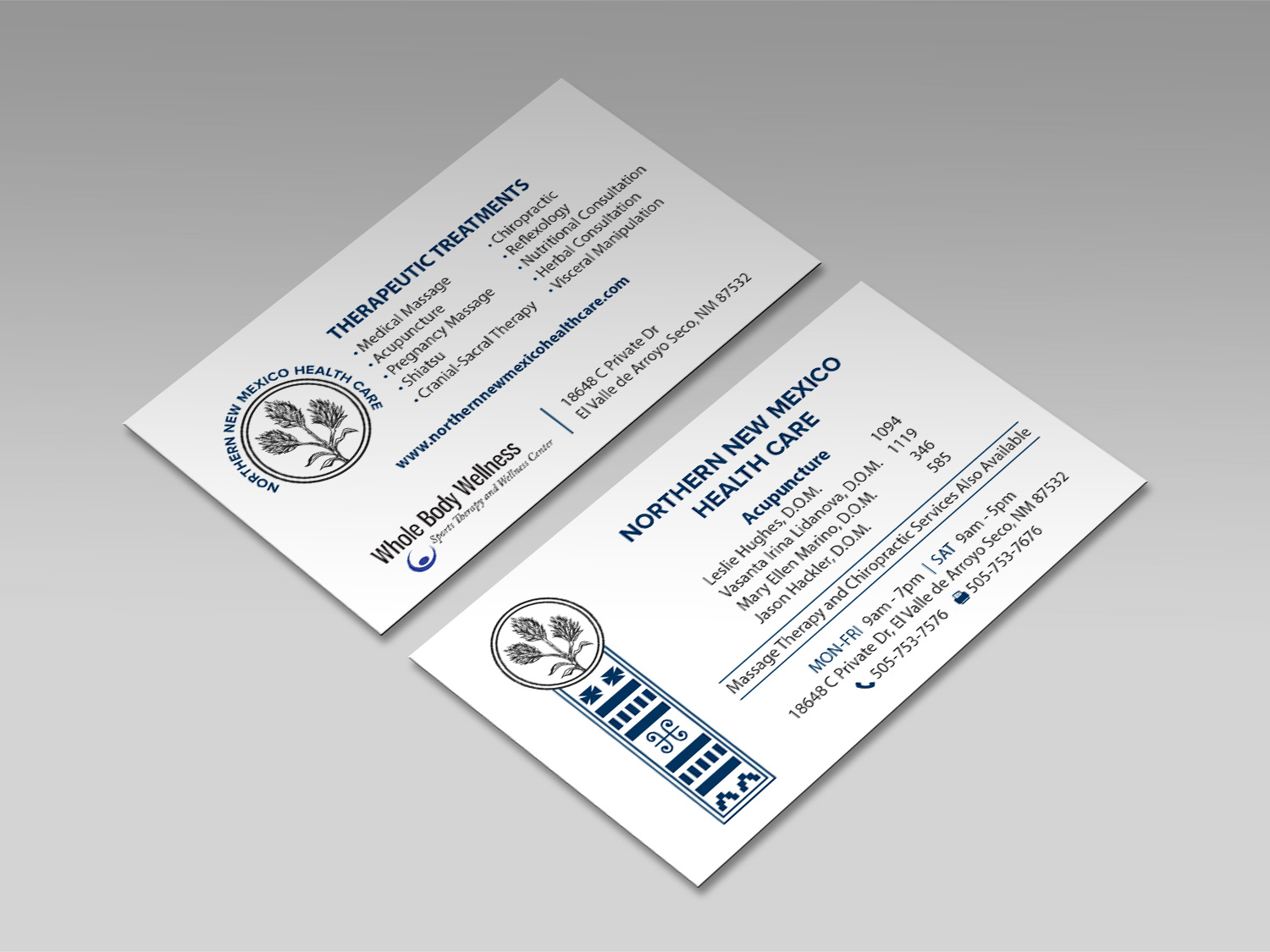Business Card Design by MDesign for Whole Body Wellness | Design #23612050