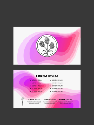 Business Card Design by n r l m s t f
