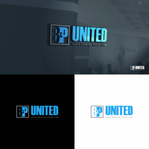 B&P United,  Ideas have no finish line | Logo Design by ZiangArt_Studio