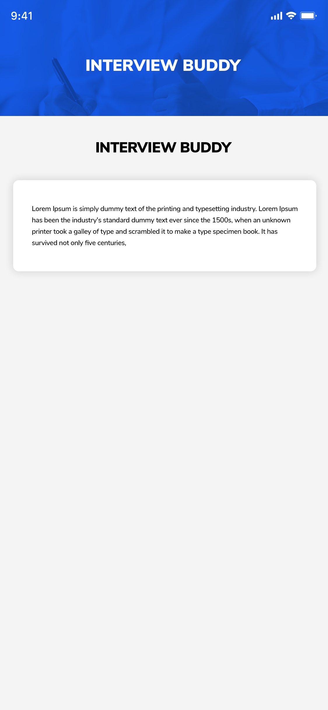 App Design by Impressive Solutions for this project | Design #23584243