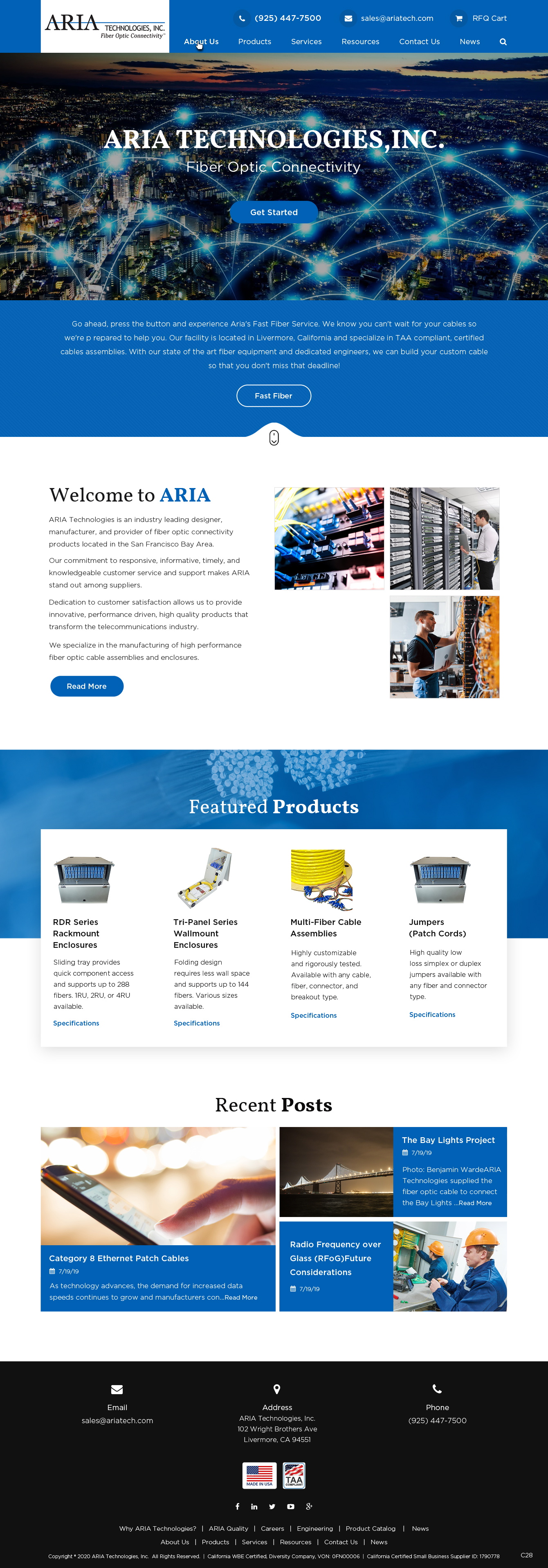 Landing Page Design by pb for FiberCablesDirect.com | Design #23587916