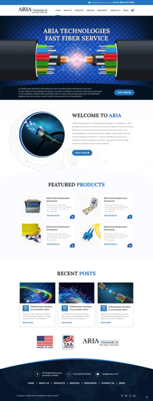 Diseño de Página de Aterrizaje por pb para FiberCablesDirect.com | Diseño: #23587918