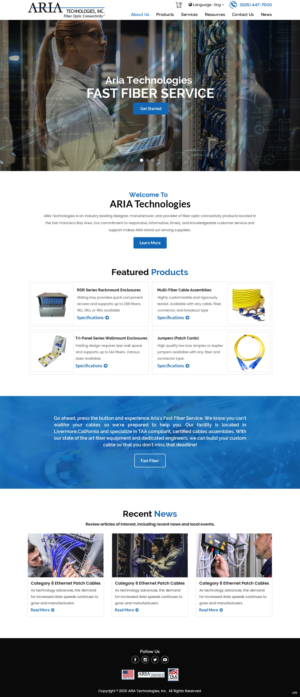 Diseño de Página de Aterrizaje por pb para FiberCablesDirect.com | Diseño: #23587931