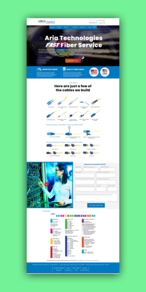 Diseño de Página de Aterrizaje por nguruzzdng para FiberCablesDirect.com | Diseño: #23597018