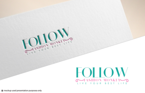 Follow Fashion Monkey | Logo Design by Juli creation