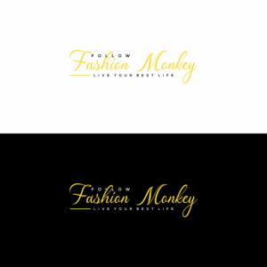 Follow Fashion Monkey | Diseño de Logo por ZiangArt_Studio