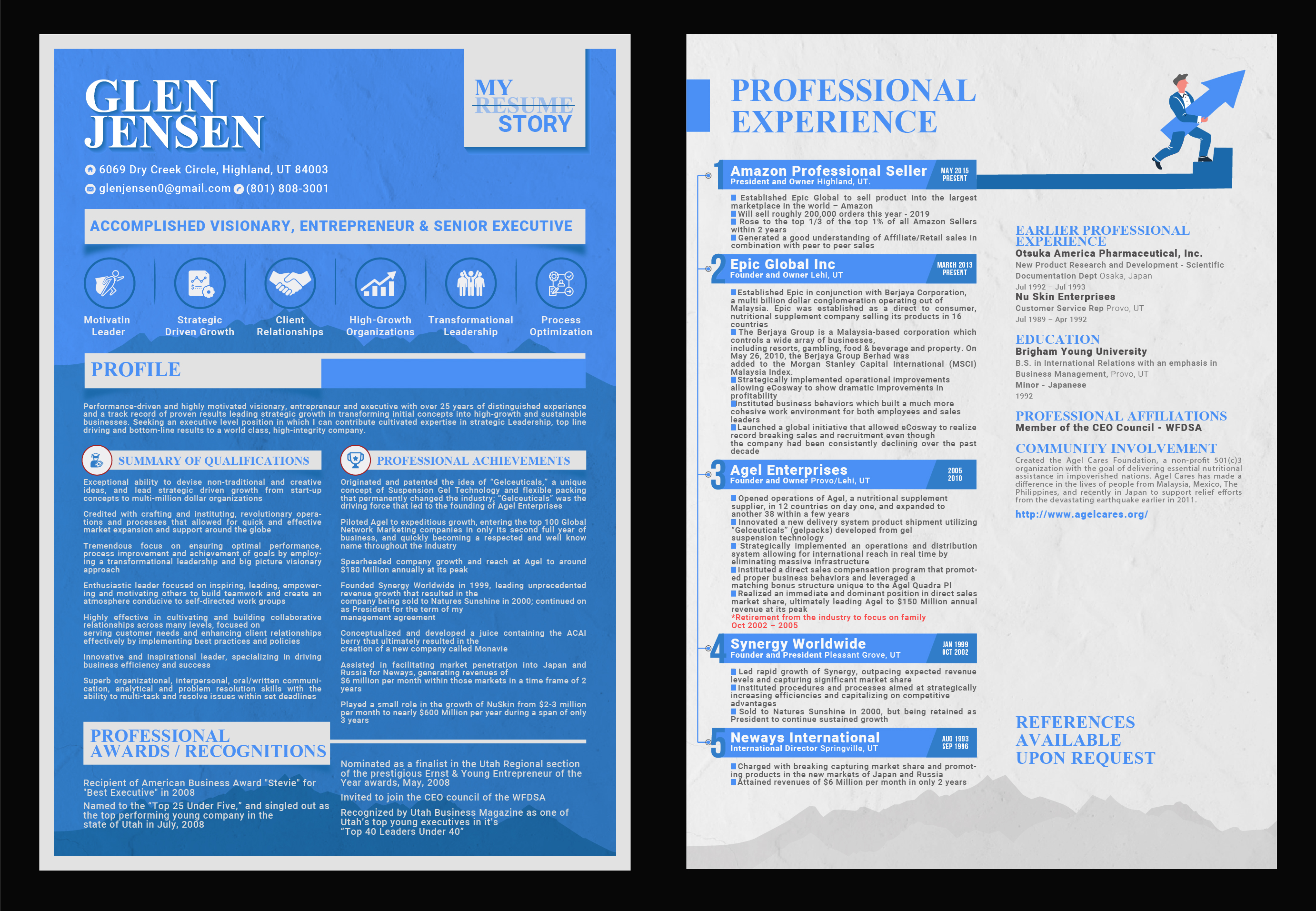 Resume Design by Samar the artist for Epic Global Inc | Design: #23630355