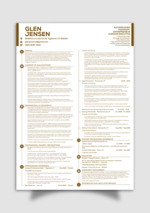 Resume Design by Suroj 2 for Epic Global Inc | Design: #23638775