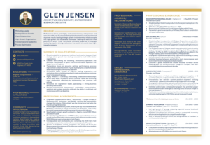 Resume Design by ammar_ed for Epic Global Inc | Design: #23605576
