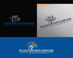 Plight for Purpose, Live Life Intentionally | Logo Design by Atec