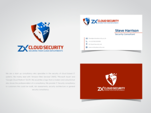ZX Cloud Security "Securing your Cloud Deployments" | Logo Design by dharlan