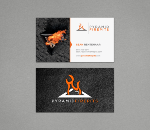 Pyramid Firepits Business Cards | Business Card Design by logodentity
