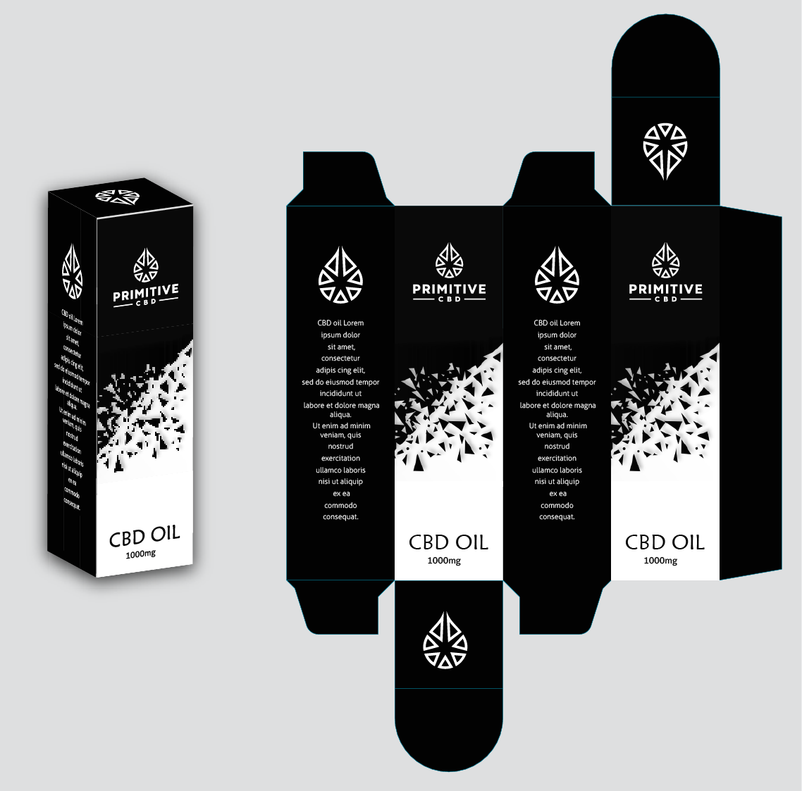 Packaging Design by nyky for Primitive CBD | Design #23630165