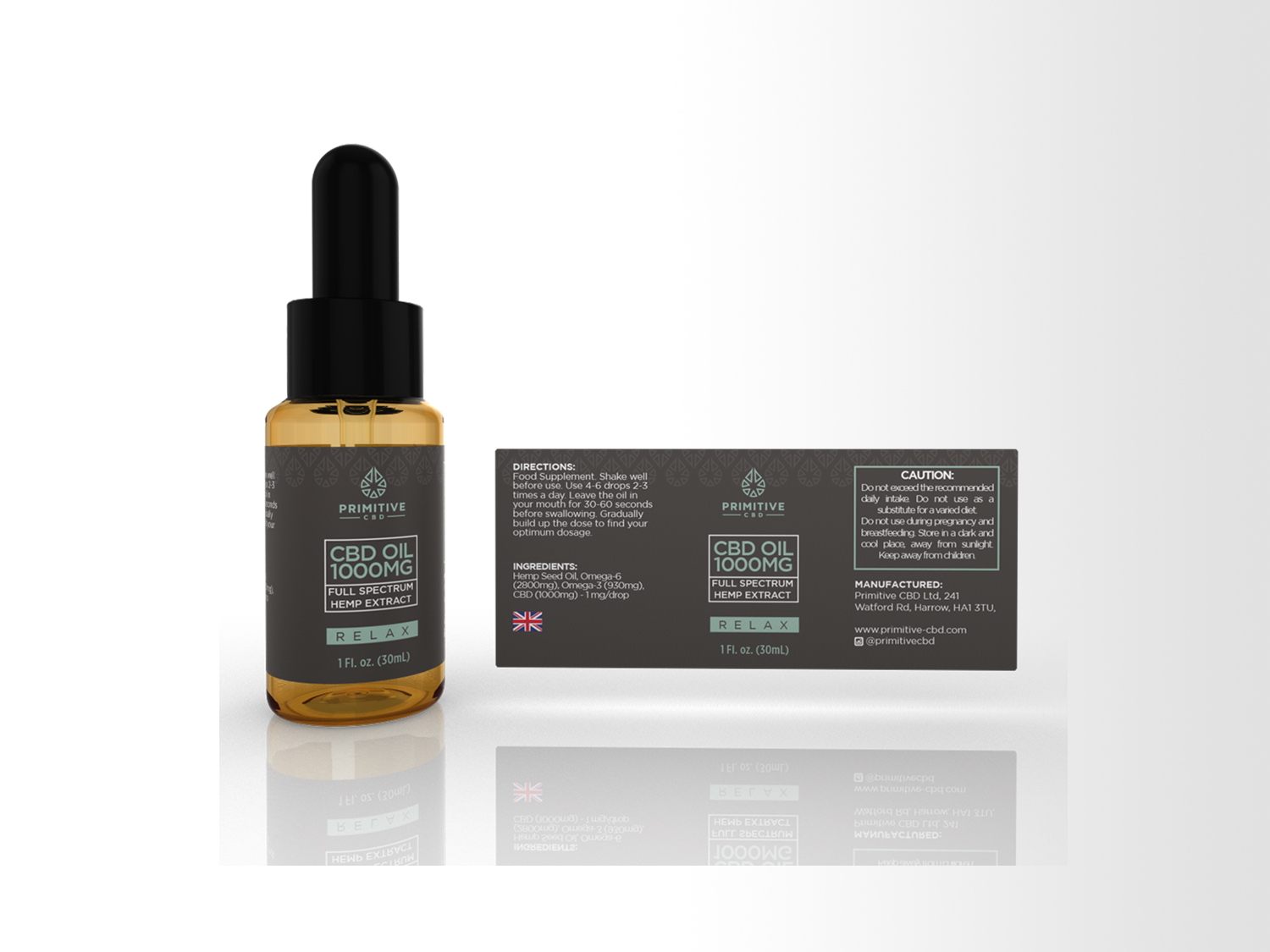 Packaging Design by Priyo Subarkah for Primitive CBD | Design #23589635