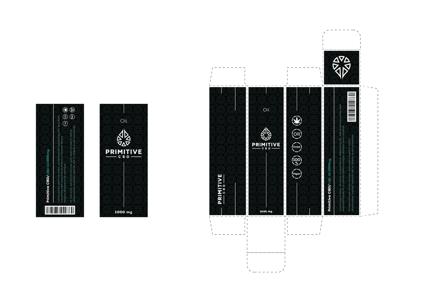 Diseño de Empaque por Andrey para Primitive CBD | Diseño #23610686