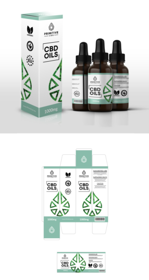 Packaging Design by RGraphic for Primitive CBD | Design: #23630824