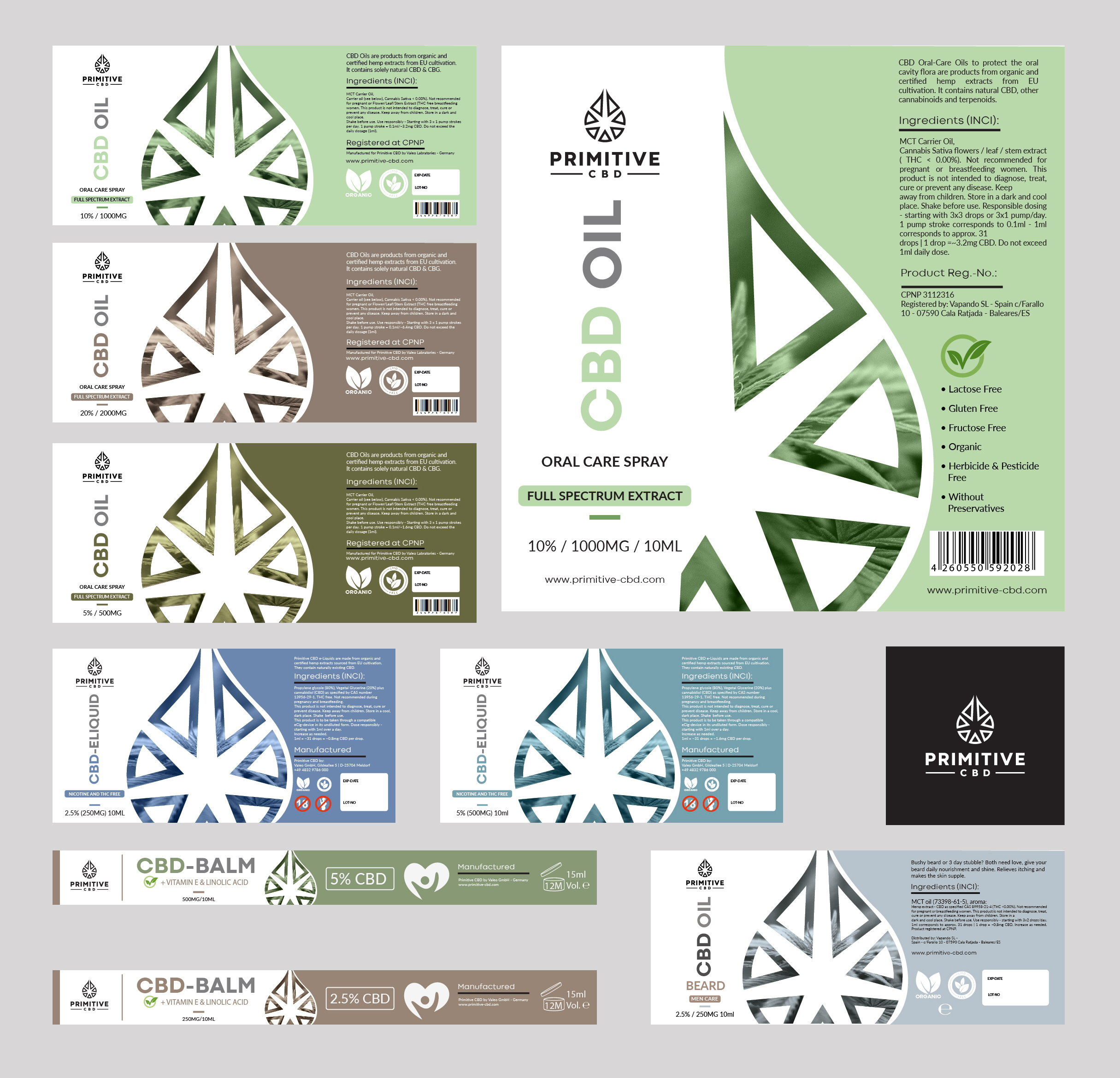 Design Emballage par RGraphic pour Primitive CBD | Design #23989559