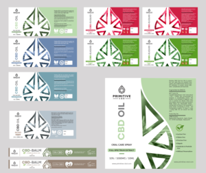 Packaging Design by RGraphic for Primitive CBD | Design: #24246341